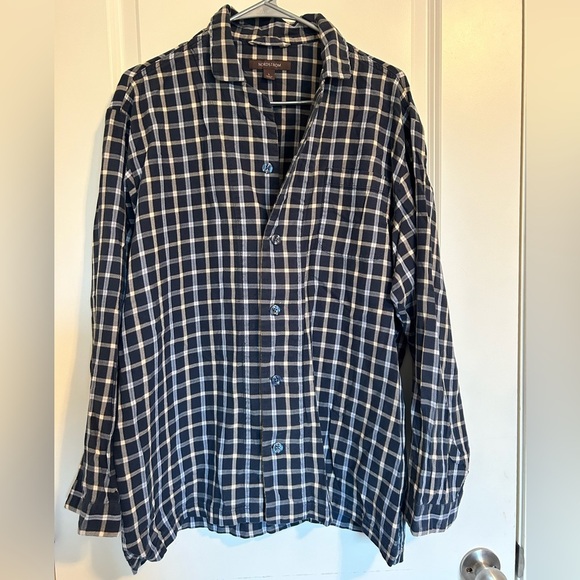 Nordstrom Other - Nordstrom blue and white checkered button down shirt